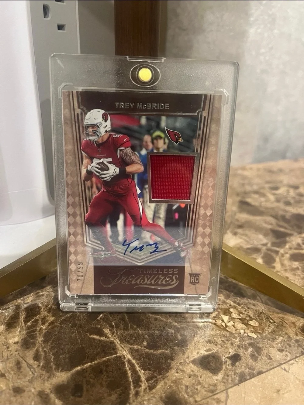2022 Panini Chronicles - Timeless Treasures Trey McBride RPA #TT-TRM /99 RC Auto